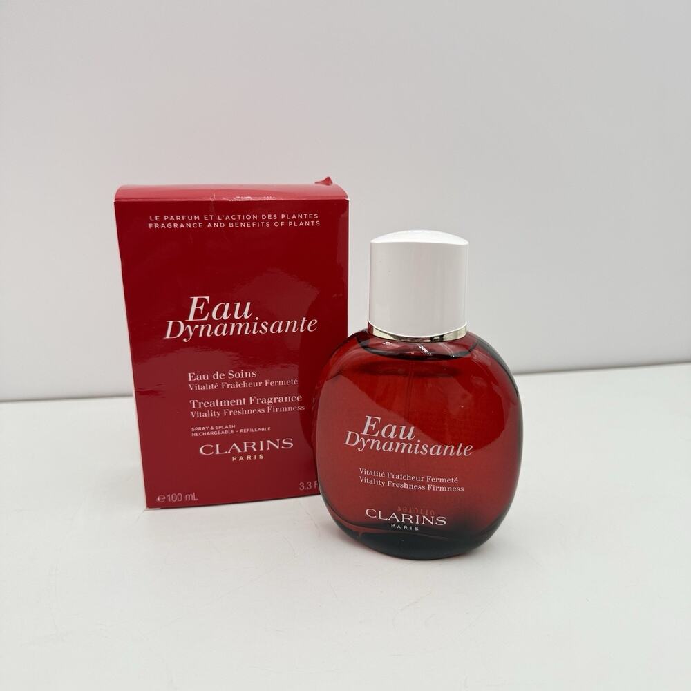 CLARINS EAU DYNAMISANTE TREATMENT FRAGRANCE SPRAY & SPLASH REFILLABLE‎ 100ML NWB